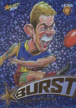 2016 Select Footy Stars - Starburst Caricatures Blue #SP5 Dayne Beams Front